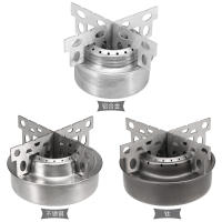 Estufa De Camping Lixada Exterior Mini Alcoholesta En Titán Y Acero Inoxidable Con Soporte Cruzado Estufa Portátil Para Picnic - details 25
