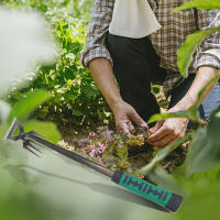 Herramienta De Jardinería Multifuncional Para Eliminar Malas Hierbas Y Raíces De Hierba Carbono Acero Con Mango De Goma Para Yarda Y Jardín - details 2