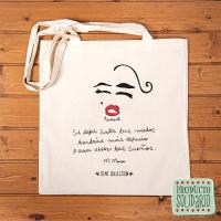 YOSIQUESE Bolsa de Tela Star Collection | Modelo: 'Marilyn' | Productos y regalos solidarios hechos por personas con discapacidad - details 0