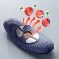 Masajeador De Lumbar Eléctrico Con Calor Y Vibración Inflable Control Remoto Soporte Espinal Para Masaje De Espalda - details 8