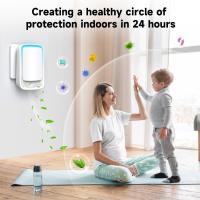 Purificador de aire de iones negativos para el hogar, desodorante para mascotas con olor a baño, desodorante de metanol, eliminador de olores de humo, 2 piezas - details 2