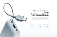 Official | Xiaomi Power Bank 10000mAh (Integrated Cable), Potencia Máxima de 22.5 W, Carga Rápida Bidireccional de Tipo C, Carga Tres Dispositivos Simultáneamente, Nueve Capas de Protección de Seguridad - details 8
