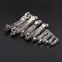 10pcs Clips De Pelo Estilo Francés Barrette Base De Clip Automático Blank Para Fabricación De Joyería Metal Aleación De Zinc - details 5