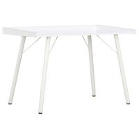vidaXL Escritorio 90x50x79 cm en color Blanco/negro y roble/Negro y marrón y más | estructura resistente ideal para salón dormitorio o estudio - details 0