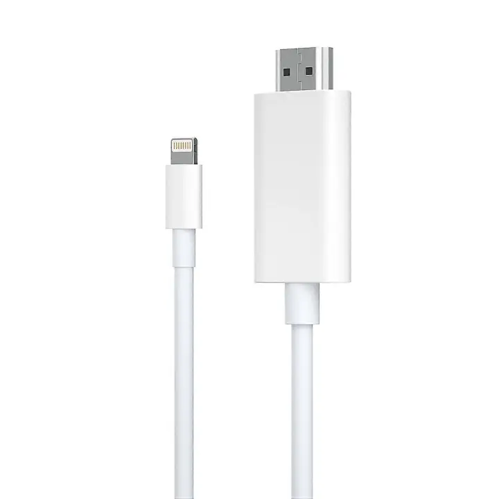 Lightning to HDMI Cable For iPhone iPad 1080P HD Screen Mirroring Adapter Supports iOS 11.0 - 1