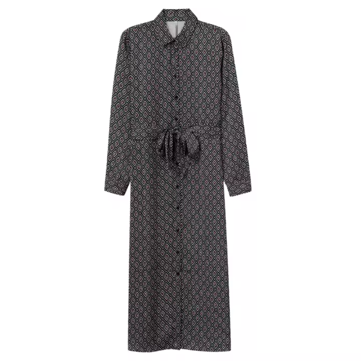 Tiffosi vestido largo para mujer 10057359 color negro - 1