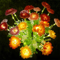 Luces De Flor De Loto Con 7 Cabezas Solar Impermeables Para Jardín Patio Decoración De Fiesta Exterior Luz De Paisaje Moderna - details 10