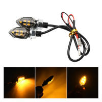 2pcs Luces De Señalización LED Para Motocicleta Universal Super Brillantes Mini Moto Amarillas Indicadores LED 12V - details 1