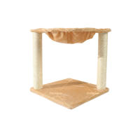 Rascador para gatos, Milo, diseño 2 en 1, hamaca y, 40 x 50 cm, duradero, fácil de limpiar, cama, ligero y portátil, soporta 10 kg, pelota de juego, - details 0