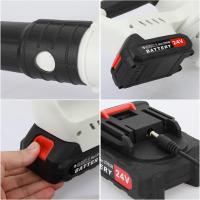 Soplador de hojas inalámbrico eléctrico  con 2baterías  , 5 velocidades ajustables, 21V, para jardín, cuidado del césped, patio, jardín, para soplar hojas, nieve y polvo - details 1
