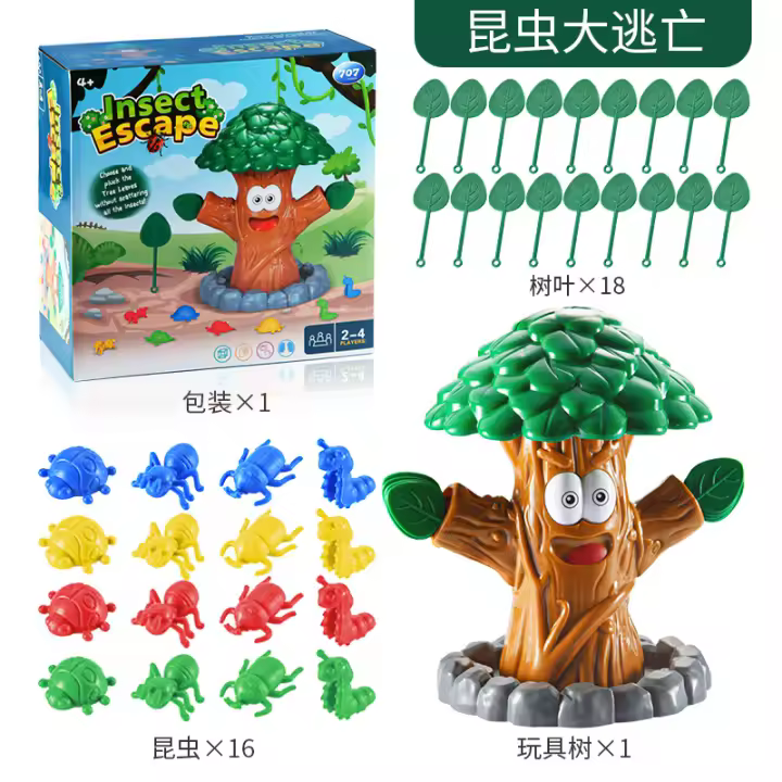 Juego De Mesa Insecto Fugaz Multijugador Desafío Interactivo Juegos De Fiesta Reducir Estrés Juegos De Escritorio Regalos De Cumpleaños Para Niños - 1