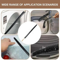 Cepillo De Limpieza Para Radiador Y Máquina De Lavar Cepillo Flexible De Níquel Para Ventilador De Secadora Herramientas De Limpieza Doméstica Ecológicas Con Mango De Madera - details 5