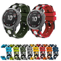 Silicone WatchStrap For Garmin Fenix 7x 7 6 5 6X Pro 5X Plus Fenix 3HR Quick Release 22 26mm WristStrap For Garmin Enduro 2 Band - details 3