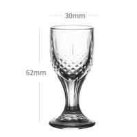 6pcs Vaso De Espirits Goblet 10ml Pequeño Volumen Vidrio Baijiu Vaso De Vino Dispensador Transparente Vajilla Ecológica - details 5