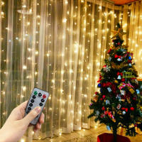 Luces LED Para Decoración Navideña Control Remoto USB 3/4/6M Guirnalda De Boda Luces De Tejado Luz De Bulbo Encantador Para Dormitorio - details 2