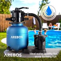 AREBOS Sistema de Filtrado de Arena con Bomba de 350 W - Eficiente y Fácil de Usar - details 28