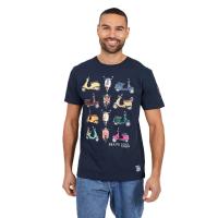 Camiseta Brave Soul Vespas 149VESPN azul marino (Navy) - details 0