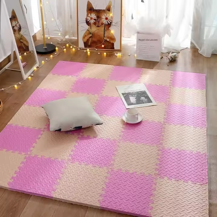 Alfombra De Juego Para Bebés 8-16 Piezas EVA Espuma Educativa Antideslizante Impermeable Suave Y Cálida Alfombra Para Niños - 1