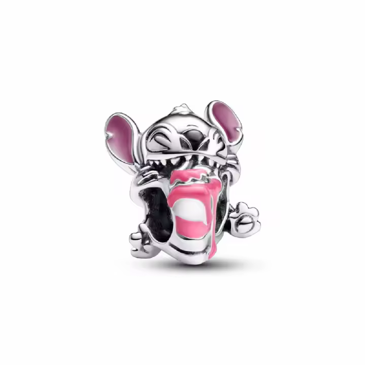 Charm Pandora Disney Stitch feliz cumpleaños - 1