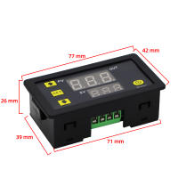Termostato W3230 Microcomputadora Controlador De Temperatura DC 12V AC 110V 220V 20A Con Control De Calor Y Calentamiento Instrumento De Medición Para El Hogar - details 4