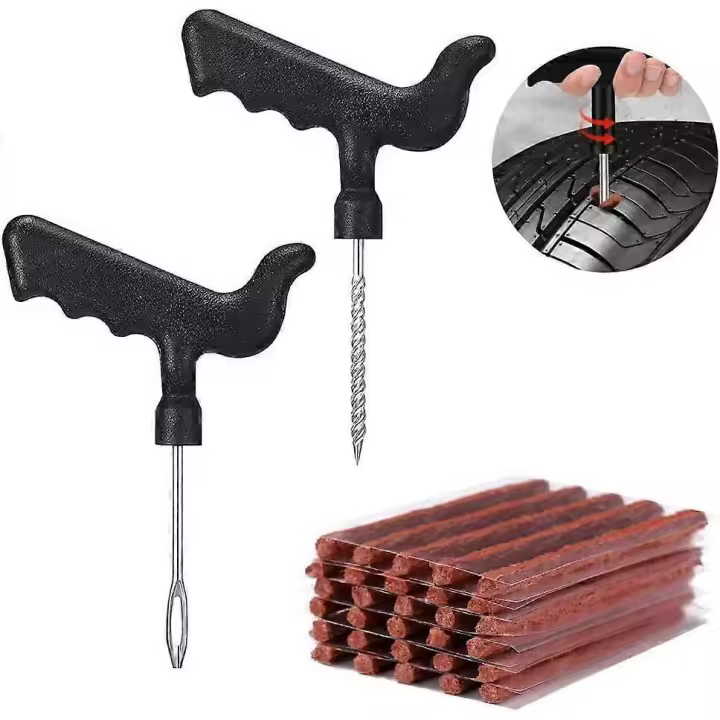 32 Pieces Tire Repair Kit Pro Tools Plus Self Vulcanizing Tubeless Drill Bits Tire Repair Kit with Drill Bits Tire Repair Kit - 1