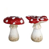 Gissed - Figura Decorativa de Hongo Rojo con Puntos Blancos, Diseño Realista para Jardín, Hogar o Eventos, Ideal para Ambientación de Espacios Naturales, Estilo Rústico y Encantador, Hecho con Material Resistente, Decoración para Interiores y Exteriores, - details 4