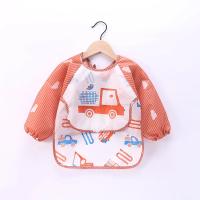Bib De Bebé Impermeable Con Pico Para Niños Y Niñas Edad 1-3 Años Traje De Baño De Arte Con Bolsillo De Manga Larga Para Comer Y Ensechar - details 4
