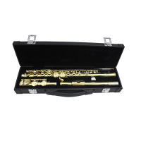 FLUTE SLADE C Key 16 Holes Cupronickel Gold Professional Woodwind Instrumento Musical Para Principiantes Con Caja - details 2