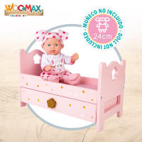 WOOMAX Cama madera para muñecas - details 2