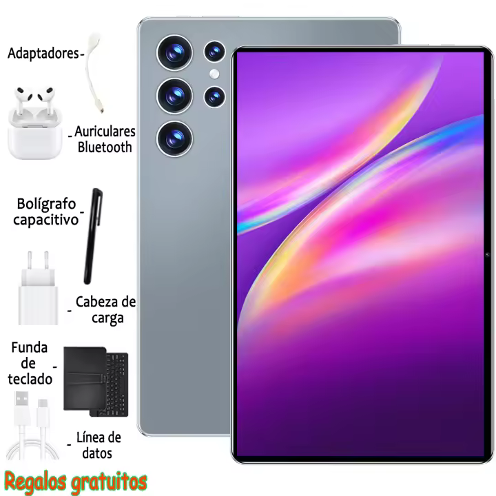 Nuevo original 2025 5G 10.1 pulgadas 16GB Ram 1tb ROM 20000 ma Android 13.0 14 núcleo Bluetooth WiFi Network HD gift Promotion Office Games Learning GPS delivery keyboard Furniture Bluetooth auriculares - 1