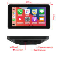 JMCQ Pantalla Inteligente Para Coche Con Carplay Y Android Auto Multimedia Reproductor De Vídeo Estéreo Sin Cable Para Apple Y Android - details 14