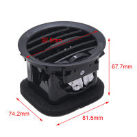 Cubierta De Ventilador De Aire A/C Para Opel ADAM CORSA D MK3 Vauxhall En Negro/Cromo Material Plástico Pieza Individual - details 31