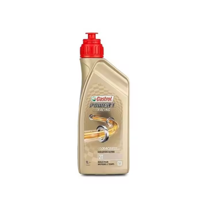Castrol Power Racing 2T 1lt - Aceite 2 Tiempos - Alta Protección - Respuesta Rápida - Rendimiento Extremo - 1
