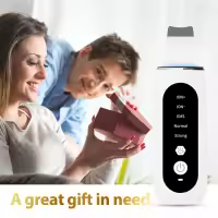Limpieza Facial Profunda Con Scrubber Ultrasonido Eliminador De Quistes Faciales Ionizador De Poros Acné Limpieza De Piel Rechargeable Battery - details 12
