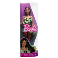 Barbie vestido verde corto con lunares asimétrico muñeca morena con zapatos naranjas Mattel tamaño 30 centímetros - details 4