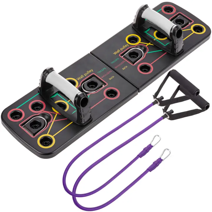 Tabla de entrenamiento plegable para ejercicios musculares 14 en 1 - PrimeMatik - 1