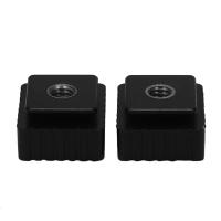 Adaptador de montaje de zapata para Flash de 2 piezas, rosca de 1/4 pulgadas para trípode de soporte de luz de estudio - details 2