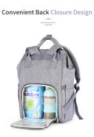 Bolso De Diáspares Para Bebé Insular Gran Capacidad Bolsa De Camarón Para Carrito De Supermercado Estilo Mochila Para Mamá En Embarazo - details 8