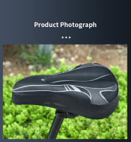 Sillín De Bicicleta 3D MTB GEL Para Hombres Y Mujeres Cubierta De Asiento De Carretera Accesorios De Ciclismo Piezas De Viaje Carbono - details 6