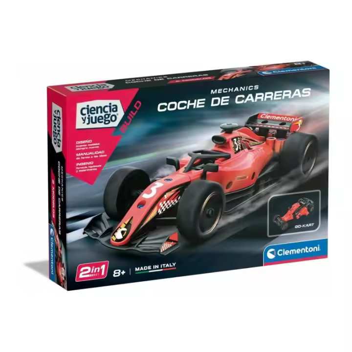 CIENCIA Y JUEGO MECHANICS COCHE FÓRMULA 1 DE CLEMENTONI - 1