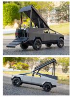 Modelo De Coche De Aleación 1:24 Tesla Pick up Juguetes RV De Camping Decoración Regalo Metal Sin Batería Para Mayores De 14 Años - details 17