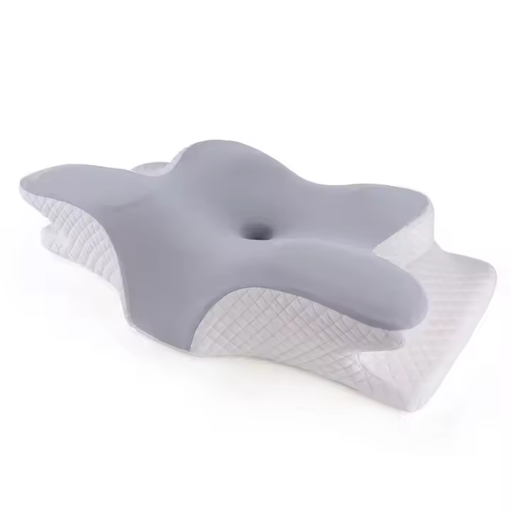 Almohada De Espuma De Memoria En Forma De Mariposa Alivio Del Dolor Cervical Ortopédica Para El Descanso Y El Sueño - 1