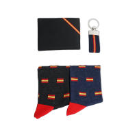 Pack Regalo Día del Padre - España - 2 pares de Calcetines + Cartera + Llavero - Colores Surtidos - details 26