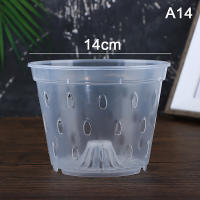 Maceta De Flor Transparente Con Agujeros Para Jardín Y Orquideas Accesorios De Maceta De Plástico Moderno Con Drenaje - details 7