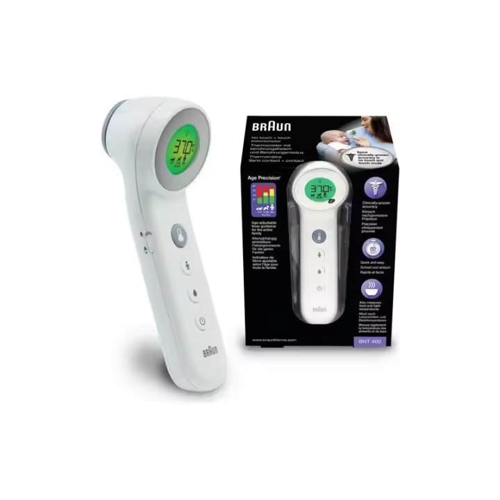 BRAUN TERMOMETRO SIN CONTACTO FRONTAL - 1