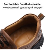 Zapatos Casuales Para Hombre Nuevos Moda Con Cuero Genuino Hechos a Mano Zapatillas De Conducción Slip-on Planos Mocasines Transpirables Y Masajeados Para Caminar - details 4
