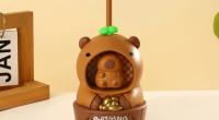 Lámpara De Noche LED Capybara Recargable Por USB Regalo Para Niños Decoración De Escritorio Protección Ocular Lámpara De Mesa Para El Hogar - details 7