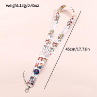 Lanyard De Belleza Y Bestia Para Llaves Correa De Cuello Para Tarjeta De Identificación Porta-llaves Accesorios De Regalo Material De Silicona Y Aleación De Zinc - details 0