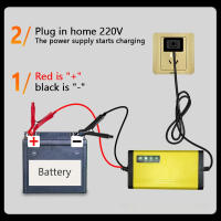 Cargador De Batería Para Coche 12V 2A Reparación Pulsada 220V Para Baterías Húmedas Y Secas De Ácido Lead Con Pantalla LED Para Motocicletas Y Camiones - details 5