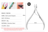 Tijeras De Cutícula De Acero Inoxidable Arco Iris Para Arte De Uñas Y Peluquería De Manos Y Pies Herramienta Profesional Para Eliminar Piel Muerta Y Apariencia Estética De Uñas - details 6